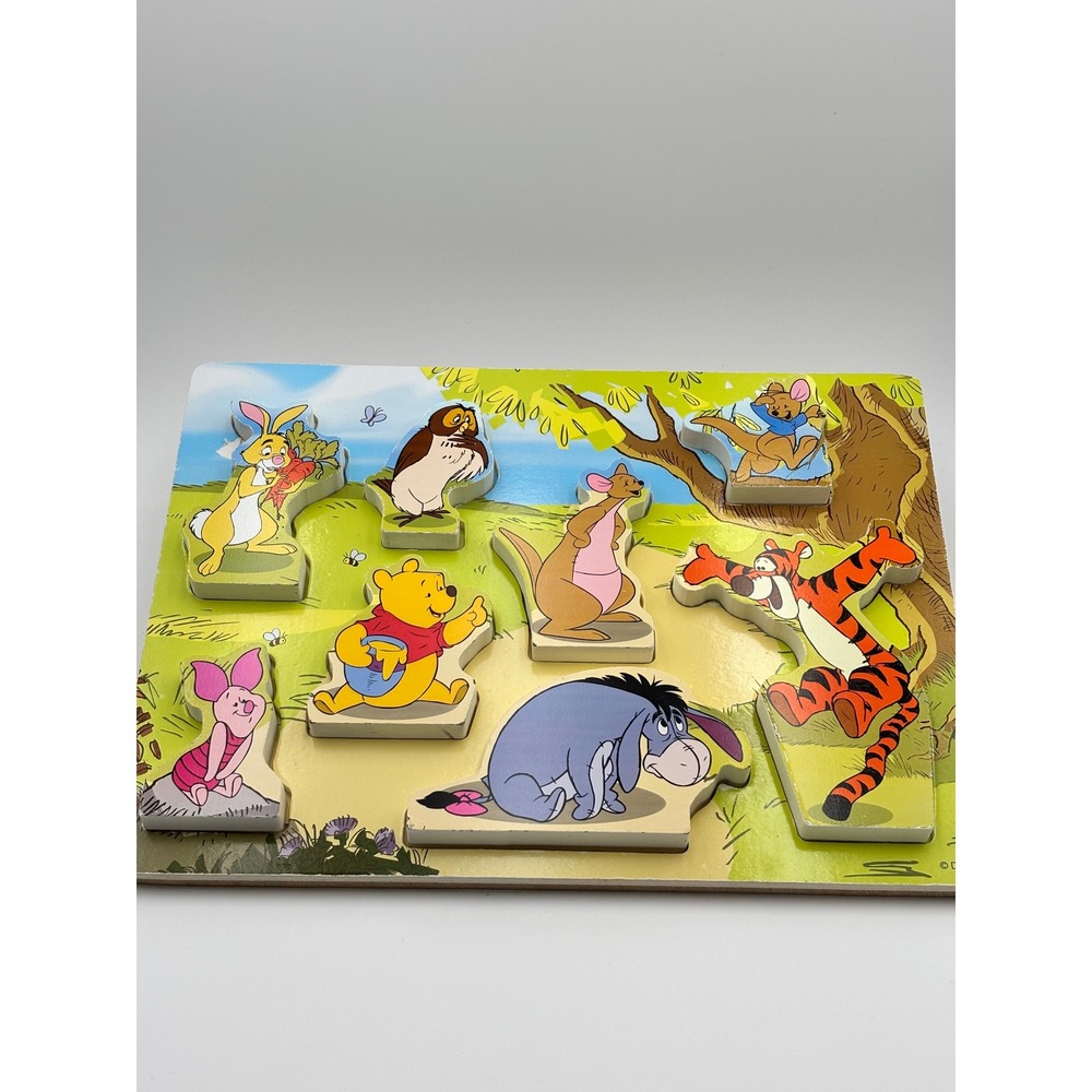 Melissa & Doug Disney Winnie the Pooh Wooden Chunky Puzzle 8 Piece 7183 Toddler